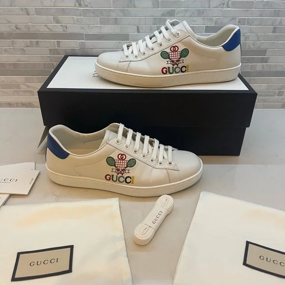 Preloved Gucci Tennis Ace Sneakers